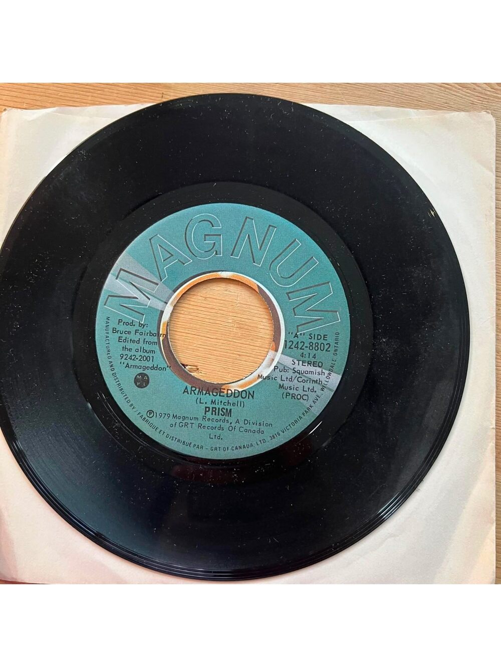 Prism - Armageddon/Take it of Leave It 45rpm VG+ R90
